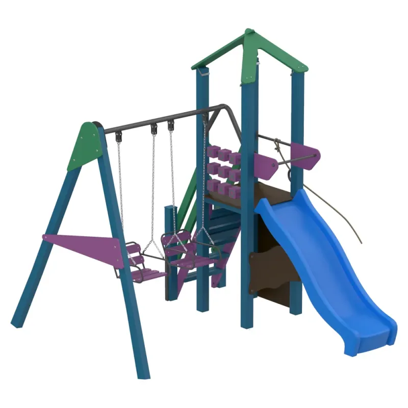 Дитячий комплекс Swing Fun KIDIGO - Гірка 0,9 Пластикова Дитячий комплекс Swing Fun KIDIGO - Гірка 0,9 Пластикова