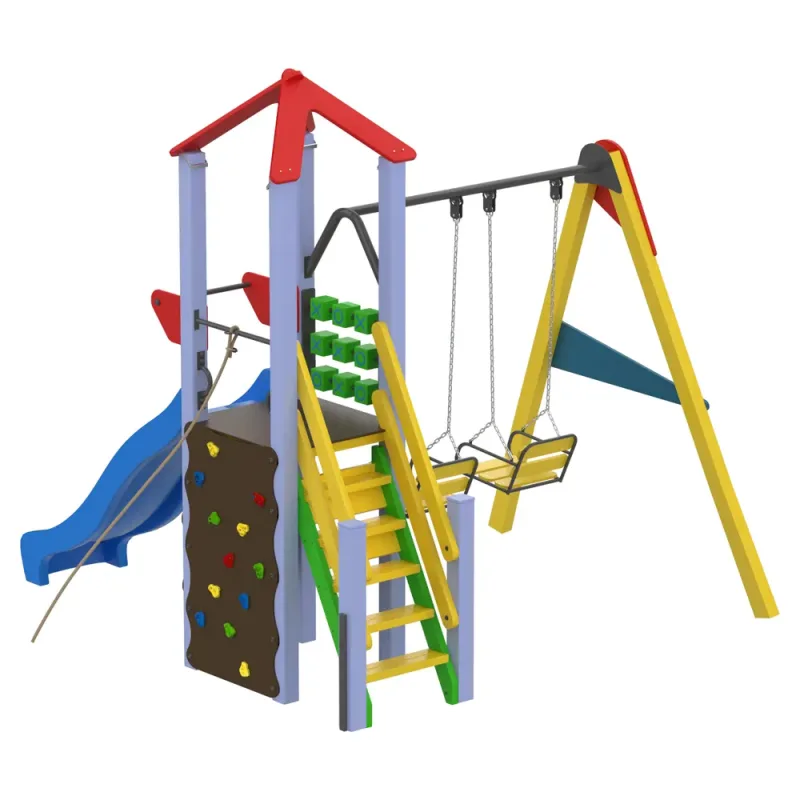 Дитячий комплекс Swing Fun KIDIGO - Гірка 0,9 Пластикова Дитячий комплекс Swing Fun KIDIGO - Гірка 0,9 Пластикова