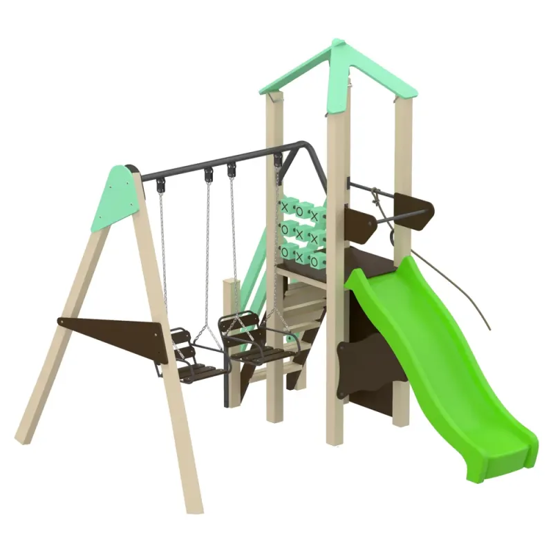 Дитячий комплекс Swing Fun KIDIGO - Гірка 0,9 Пластикова Дитячий комплекс Swing Fun KIDIGO - Гірка 0,9 Пластикова