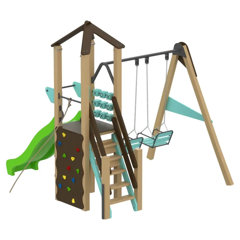 Дитячий комплекс Swing Fun KIDIGO - Гірка 0,9 Пластикова Дитячий комплекс Swing Fun KIDIGO - Гірка 0,9 Пластикова