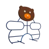 Лазалка Ведмежатко KIDIGO