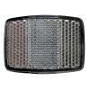 Прямокутний передній відбивач на велосипед M-Wave Reflector F 58x42