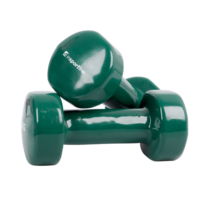 Гантелі вінілові inSPORTline Smoothbell, 2 x 3 кг