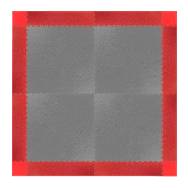 Кутові елементи для килимка inSPORTline Simple Red - 4 шт.