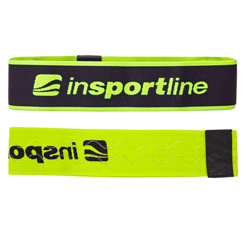 Стрічка-еспандер для вправ inSPORTline Hiplop S чорно-зелена