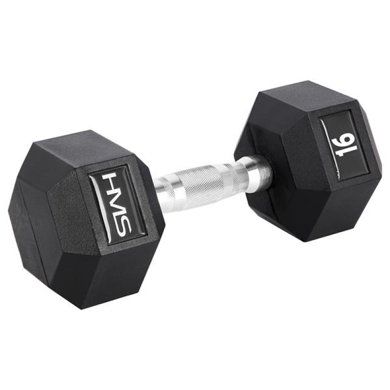 Гантель шестигранна HMS HEX PRO, 16 кг