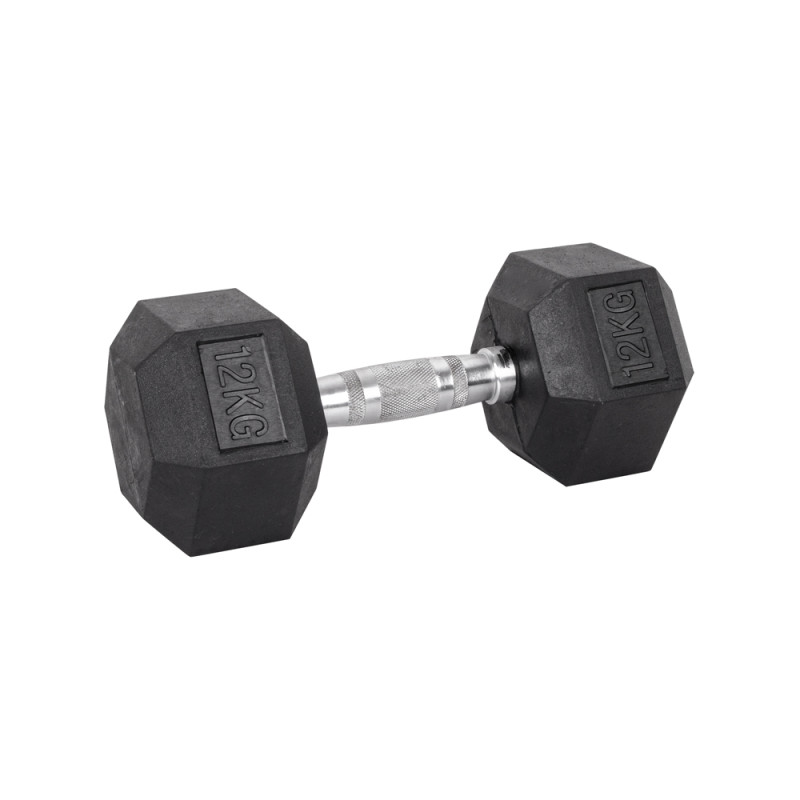 Гантель шестигранна inSPORTline Hexsteel 12 кг