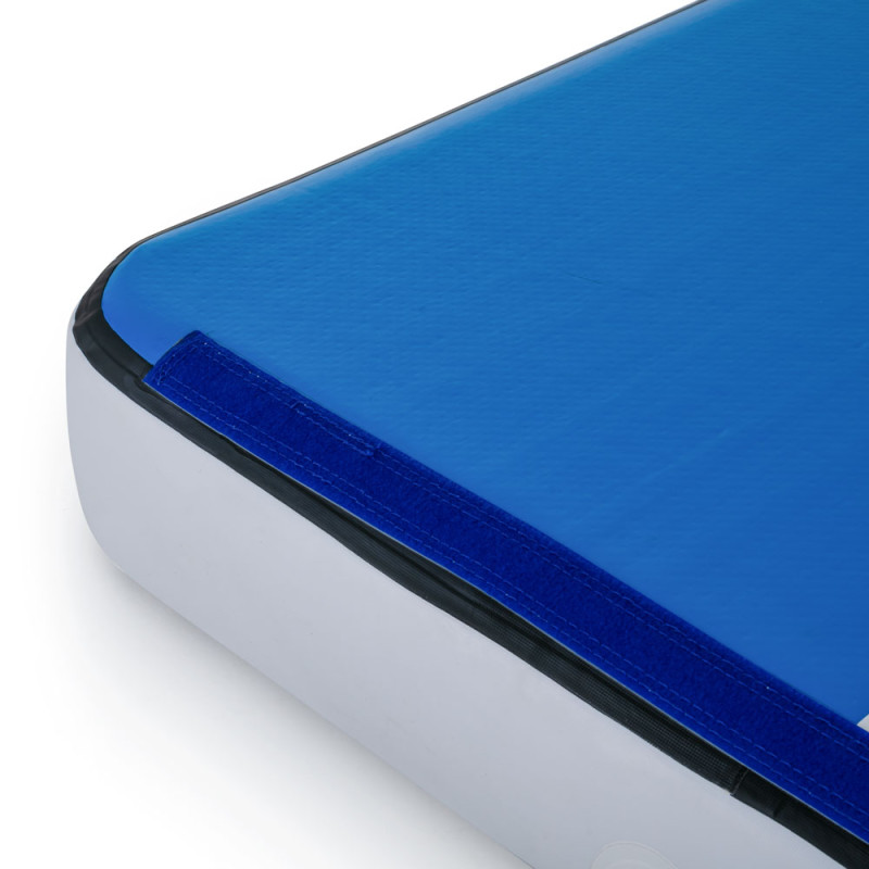 Килимок надувний inSPORTline Aircase 200x140 см, біло-синій