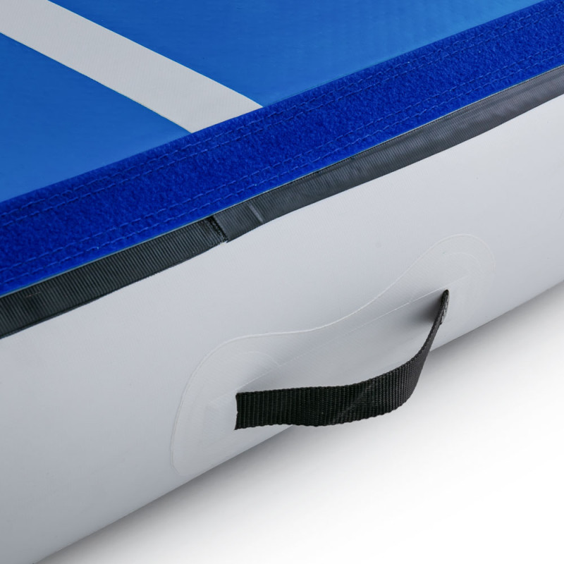 Килимок надувний inSPORTline Aircase 200x140 см, біло-синій