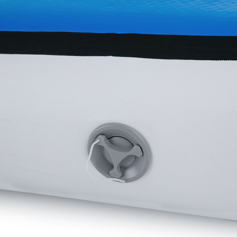 Килимок надувний inSPORTline Aircase 200x140 см, біло-синій