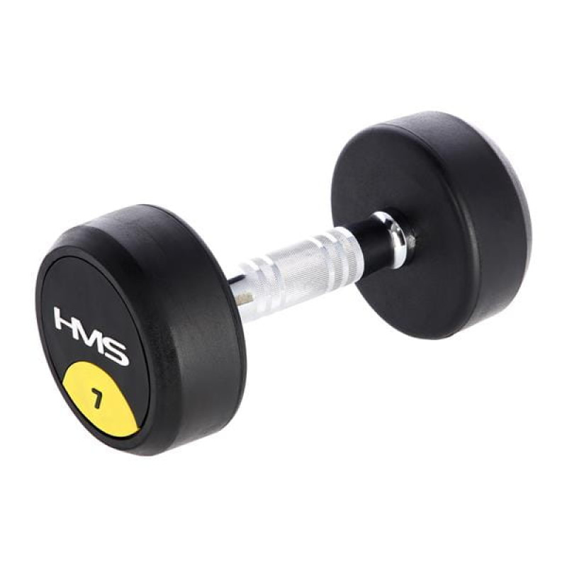 Гантель прогумована HMS HG PRO, 7 кг