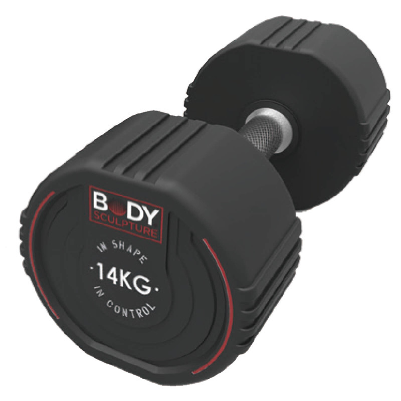 Гантель сталева Body Sculpture TPU BW 133, 14 кг