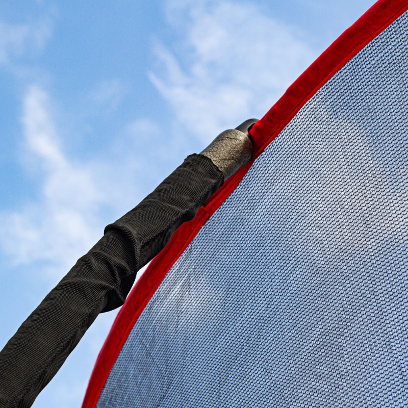Батут inSPORTline Flea PRO з внутрішньою сіткою 183 см чорний