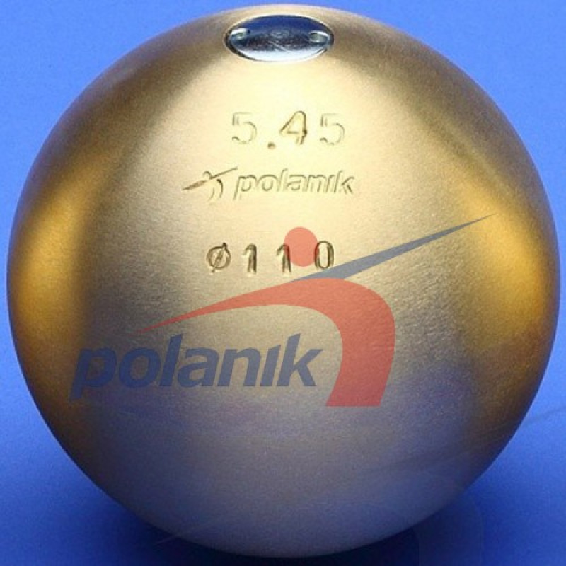 Куля латунна Polanik 5,45 кг, діам. 110 мм