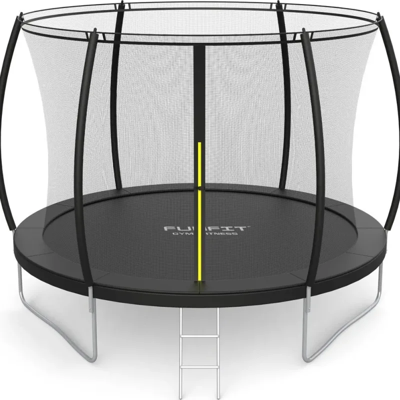 Батут Funfit 3120 з внутрішньою сіткою 10 футів 312 см чорний