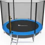 Батут Funfit 841 з зовнішньою сіткою 8,5 футів 252 см синій