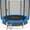 Батут Funfit 841 з зовнішньою сіткою 8,5 футів 252 см синій Батут Funfit 841 з зовнішньою сіткою 8,5 футів 252 см синій