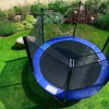 Батут Funfit 846 з зовнішньою сіткою 10 футів 312 см синій Батут Funfit 846 з зовнішньою сіткою 10 футів 312 см синій