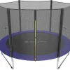 Батут Halo-Fit Standard з зовнішньою сіткою 10 футів 305 см чорно-синій Батут Halo-Fit Standard з зовнішньою сіткою 10 футів 305 см чорно-синій