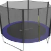 Батут Halo-Fit Standard з зовнішньою сіткою 10 футів 305 см чорно-синій Батут Halo-Fit Standard з зовнішньою сіткою 10 футів 305 см чорно-синій