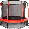 Батут Jumpi Maxy Comfort Plus з внутрішньою сіткою 10 футів 312 см червоний
