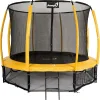 Батут Jumpi Maxy Comfort Plus з внутрішньою сіткою 12,5 футів 374 см жовтий