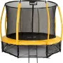 Батут Jumpi Maxy Comfort Plus з внутрішньою сіткою 12,5 футів 374 см жовтий