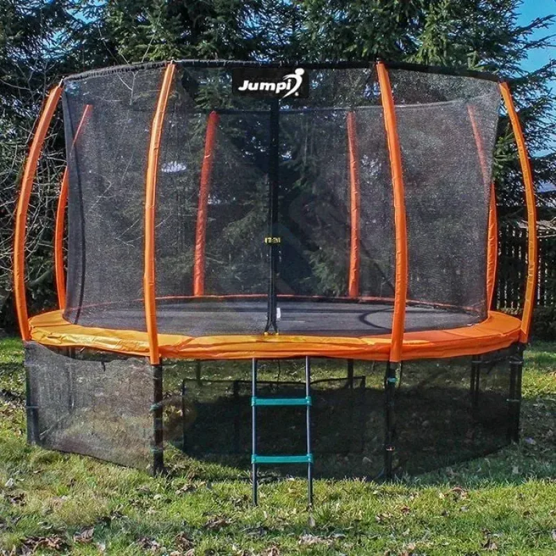 Батут Jumpi Maxy Comfort Plus з внутрішньою сіткою 12,5 футів 374 см помаранчевий Батут Jumpi Maxy Comfort Plus з внутрішньою сіткою 12,5 футів 374 см помаранчевий