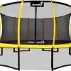Батут Jumpi Maxy Comfort Plus з внутрішньою сіткою 14,5 футів 435 см жовтий