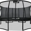 Батут Jumpi Maxy Comfort Plus з внутрішньою сіткою 14,5 футів 435 см чорний