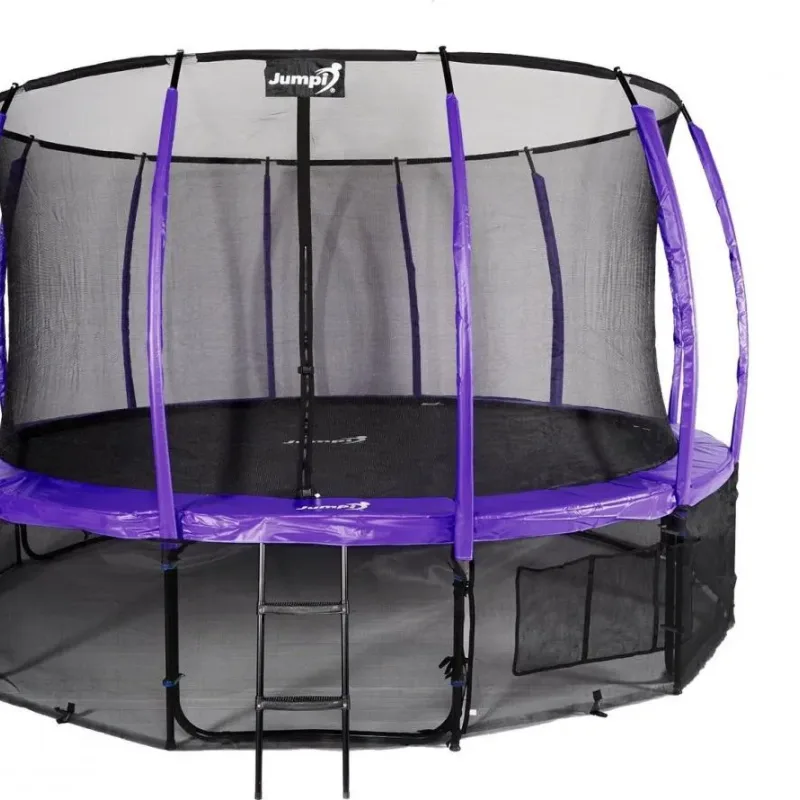 Батут Jumpi Maxy Comfort Plus з внутрішньою сіткою 16 футів 487 см фіолетовий