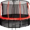 Батут Jumpi Maxy Comfort Plus з внутрішньою сіткою 16 футів 487 см червоний