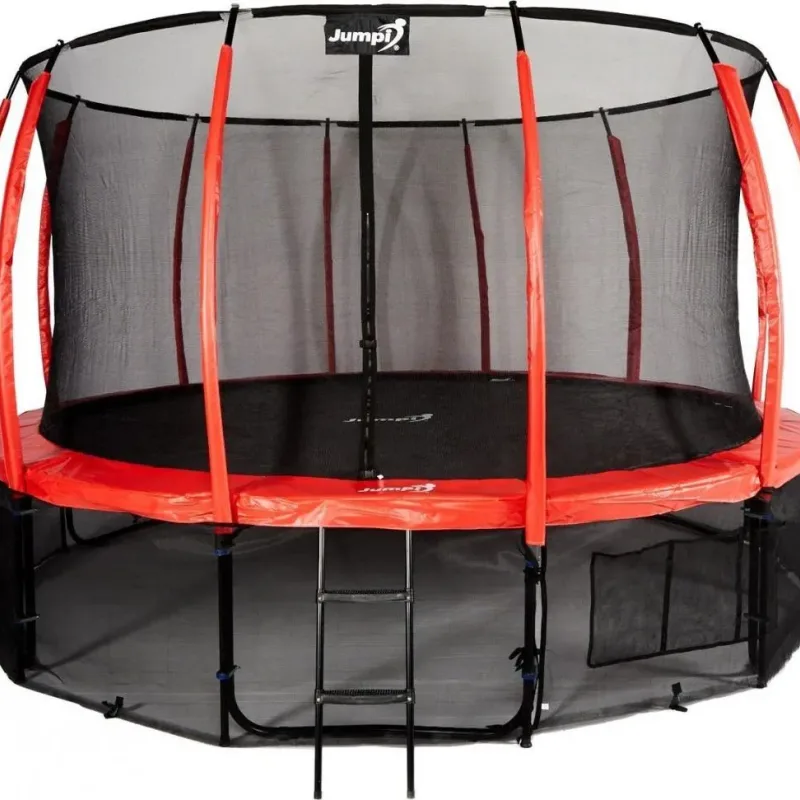 Батут Jumpi Maxy Comfort Plus з внутрішньою сіткою 16 футів 487 см червоний