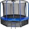 Батут Jumpi Maxy Comfort з внутрішньою сіткою 312 см синій
