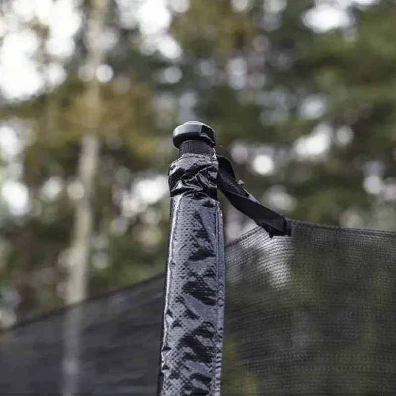Батут Lean Sport Pro з внутрішньою сіткою 8 футів 244 см чорний