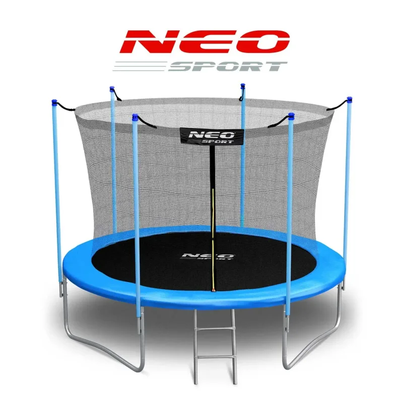 Батут Neo-Sport NS-08W181 з внутрішньою сіткою 8 футів 252 см блакитний Батут Neo-Sport NS-08W181 з внутрішньою сіткою 8 футів 252 см блакитний