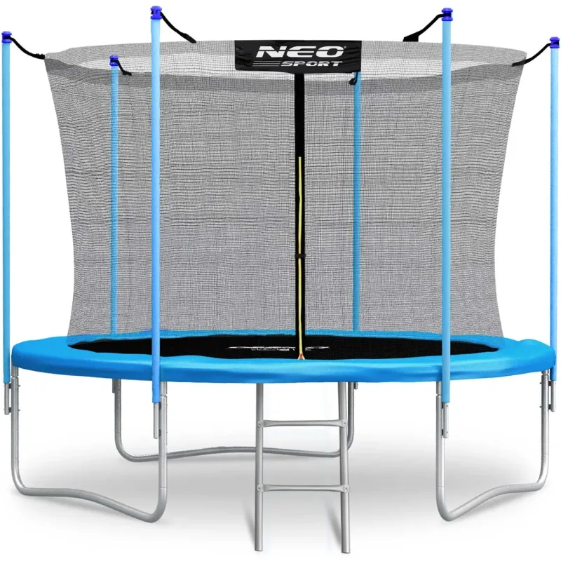 Батут Neo-Sport NS-08W181 з внутрішньою сіткою 8 футів 252 см блакитний Батут Neo-Sport NS-08W181 з внутрішньою сіткою 8 футів 252 см блакитний