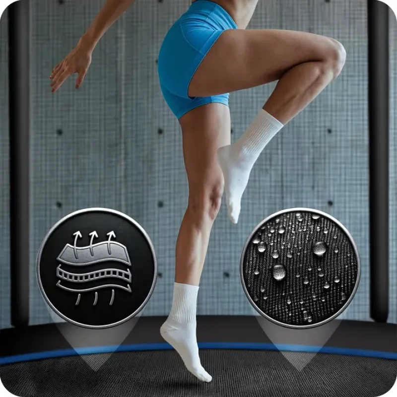 Батут Neo-Sport NS-13Z221 з зовнішньою сіткою 13 футів 404 см, чорно-синя