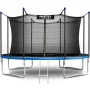Батут Neo-Sport NS-15W241 із внутрішньою сіткою 15 футів 465 см, чорно-синій