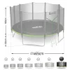 Батут Neo-Sport NS-15Z231 з зовнішньою сіткою 15 футів 465 см, чорно-зелений Батут Neo-Sport NS-15Z231 з зовнішньою сіткою 15 футів 465 см, чорно-зелений