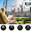 Батут Neo-Sport NS-15Z231 з зовнішньою сіткою 15 футів 465 см, чорно-зелений Батут Neo-Sport NS-15Z231 з зовнішньою сіткою 15 футів 465 см, чорно-зелений