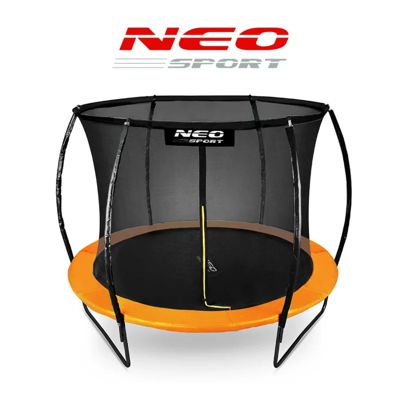 Батут Neo-Sport з внутрішньою сіткою 10 футів 312 см чорно-помаранчевий Батут Neo-Sport з внутрішньою сіткою 10 футів 312 см чорно-помаранчевий