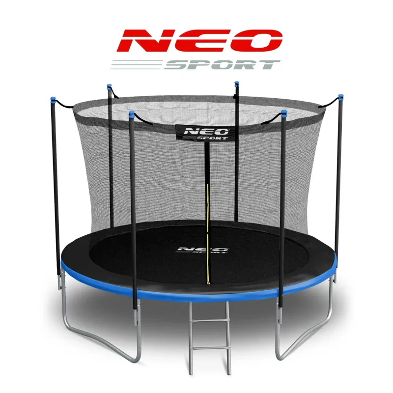 Батут Neo-Sport з внутрішньою сіткою 10 футів 312 см чорно-синій Батут Neo-Sport з внутрішньою сіткою 10 футів 312 см чорно-синій