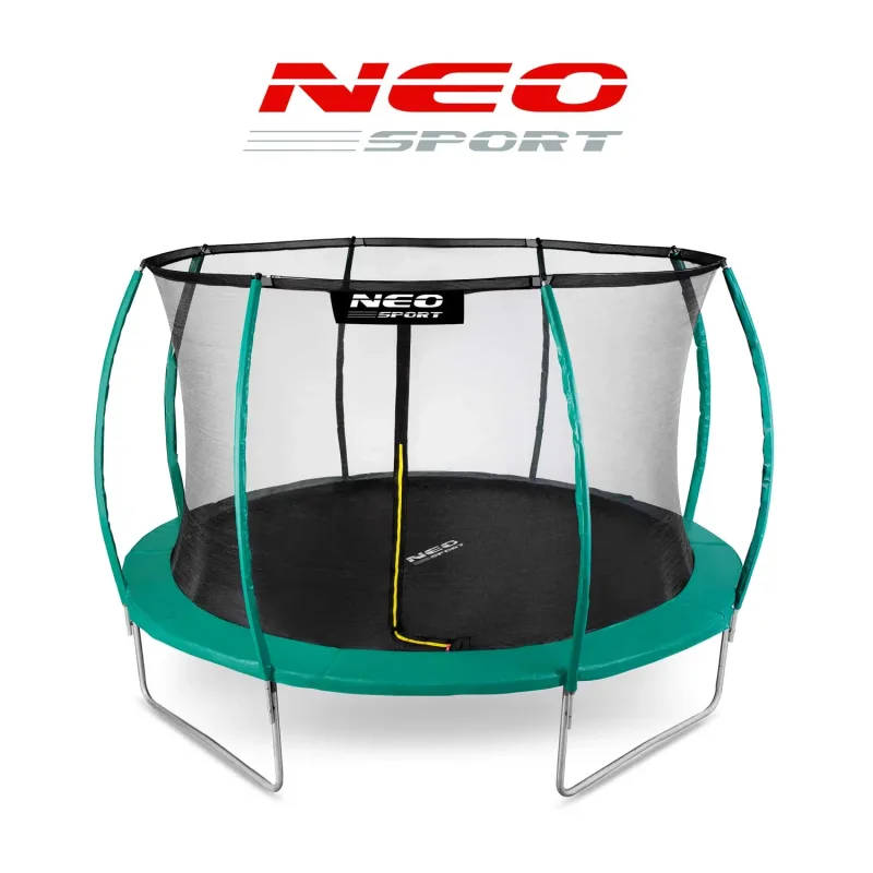 Батут Neo-Sport з внутрішньою сіткою 12 футів 374 см зелений Батут Neo-Sport з внутрішньою сіткою 12 футів 374 см зелений
