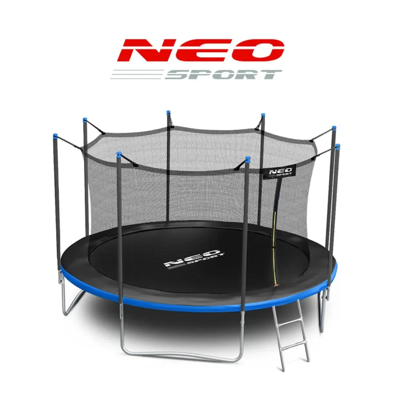 Батут Neo-Sport з внутрішньою сіткою 13 футів 404 см чорно-синій Батут Neo-Sport з внутрішньою сіткою 13 футів 404 см чорно-синій