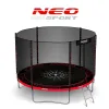 Батут Neo-Sport з зовнішньою сіткою 252 см чорно-червоний Батут Neo-Sport з зовнішньою сіткою 252 см чорно-червоний
