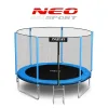 Батут Neo-Sport з зовнішньою сіткою 8 футів 252 см блакитний Батут Neo-Sport з зовнішньою сіткою 8 футів 252 см блакитний
