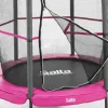 Батут Salta Junior з внутрішньою сіткою 4,5 футів 140 см чорно-рожевий