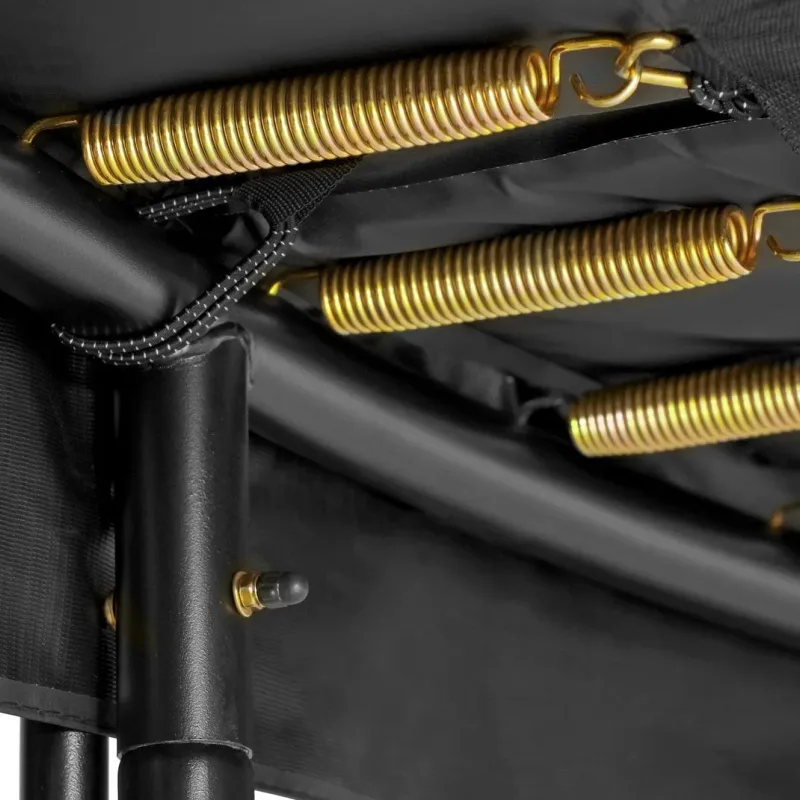 Батут Salta Premium Black Edition з внутрішньою сіткою 8 футів 251 см чорний