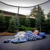 Батут THUNDER OUTSIDE PRO з зовнішньою сіткою 8 футів 244 см чорно-блакитний Батут THUNDER OUTSIDE PRO з зовнішньою сіткою 8 футів 244 см чорно-блакитний